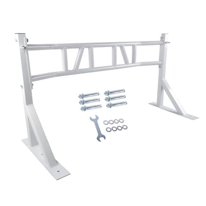 White Multi Grip Pull Up Bar Multifunctional Dip Station for Indoor Home Gym Workout Pull Up Bar 440 lbs Training Equipment Mixizap