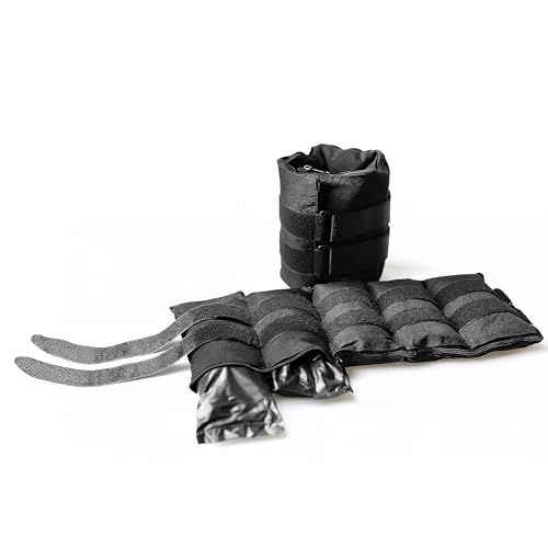 CAP Barbell Adjustable Ankle Weights |10-20lb Pair | Black