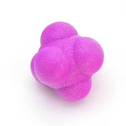 2-Pack Hexagonal Agility Training Balls for improving Hand-Eye Reaction and Agility Coordination Reflex Training Exercises.