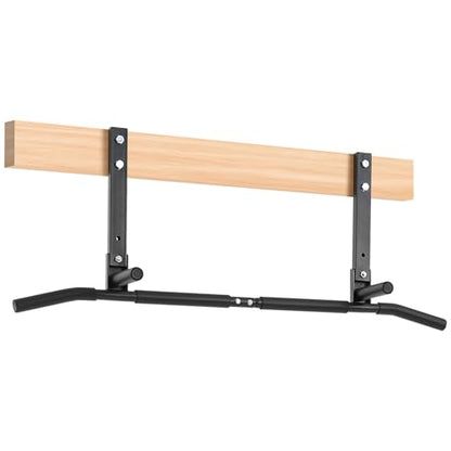 Happybuy Multifunctional Pull Up Bar: A Sturdy Home Gym Essential. This ceiling - mounted pull up bar, measuring 42 inches in width, features multi - grip options for diverse upper - body workouts