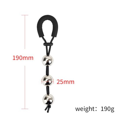 Men's Black Hanging Weight Training Equipment, Swing Exercise, Manual Size Adjustment, Manual Size Adjustment-USLSA008C (Black-1 Ball+2 Ball+3 Ball, Ball Size:25mm) - color: Black-1 Ball+2 Ball+3 Ball, size: Ball size:25mm