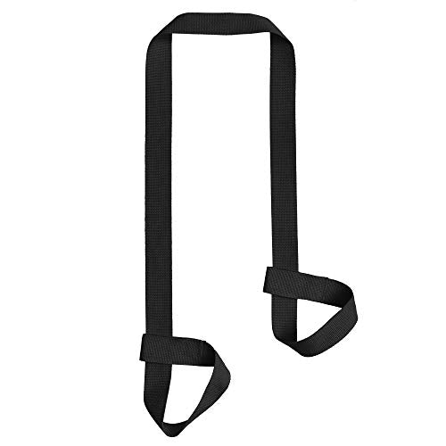 Yoga Mat Strap, Adjustable Durable Yoga Mat Carrier & Stretching Strap, Multiple Color Choices - color: Black, size: 5.9feet