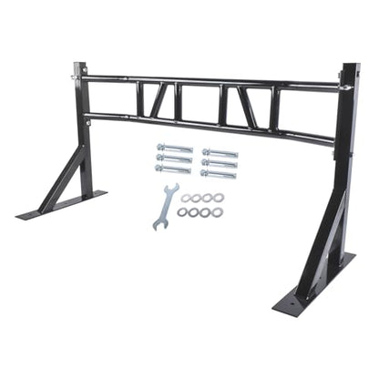 Black Multi Grip Pull Up Bar Multifunctional Dip Station for Indoor Home Gym Workout Pull Up Bar 440 lbs Training Equipment Mixizap