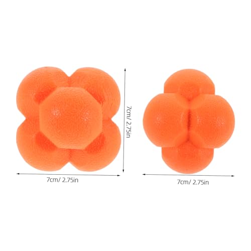 Hexagonal Reaction Ball Hand Eye Coordination Training Reflex Ball High Difficulty Agility Training Tool for Goalkeeper Baseball and Team Handball Reflex Training