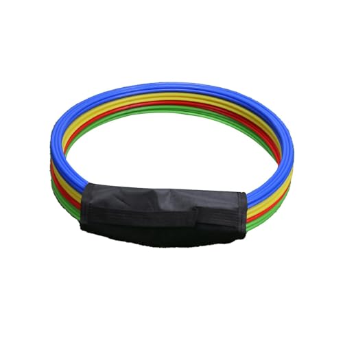 12 Pieces Football Training Rings Speed Exercise Circles Agility Hoops Jumping Rings PP Material Suitable for Adults Sports TRAI, 40cm