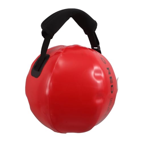 Water Weights Sandbag Kettlebell Workout Bag 30x30cm Red Portable Strength Training Equipment for Home Gym and Outdoor Fitness