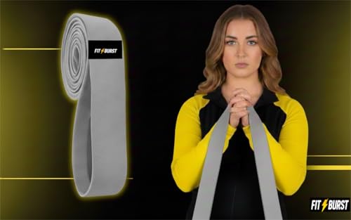 Premium Fabric Resistance Band 76 Inch Extra Long – Resistance Bands for Working Out & Resistance Bands for Physical Therapy, Non-Slip Exercise Band for Men & Women, Stretching & Home Fitness
