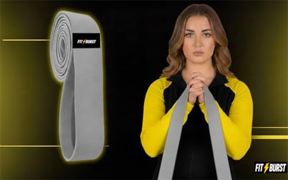 Premium Fabric Resistance Band 76 Inch Extra Long – Resistance Bands for Working Out & Resistance Bands for Physical Therapy, Non-Slip Exercise Band for Men & Women, Stretching & Home Fitness