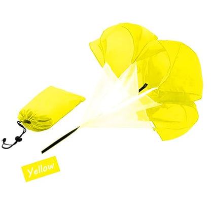 Running Speed Chute Resistance Parachute 56 inch Powerchute Umbrella Training Sprint Power Soccer Trainer for Runner, Football, Soccer Drilling