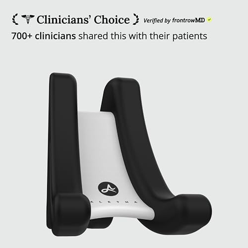 Aletha Health The Range | Deep Tissue Muscle Release Tool for Neck & Shoulders | Upper Body Massager | Headache, Neck, Shoulder Pain Relief | Suboccipitals, PEC Minor, Upper Trap | Posture & Mobility - color: White