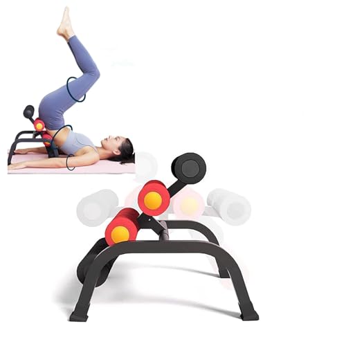 Foldable Back Extension Machine Home Gym Sit Up Machine for Glute & Ab Workouts Squat Machine for Home Gym Back Exercise for Lower Back Training with Resistance Bands - color: 131 Style