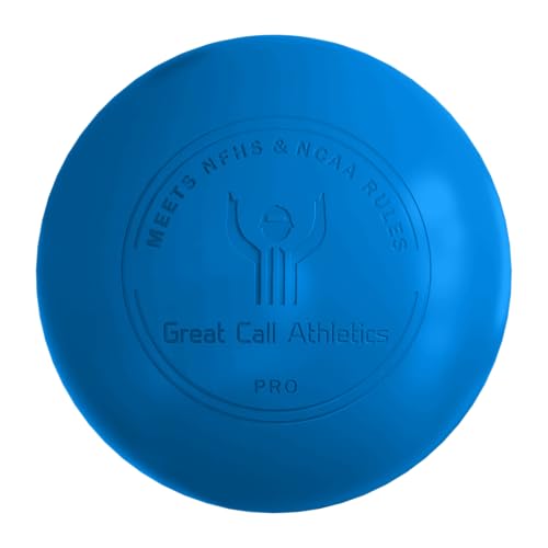 GCA Pro Lacrosse Official Game Ball NFHS College Approved Velocity 6 Pack LAX Field Tournament Rubber Practice (Blue, 6 Balls)