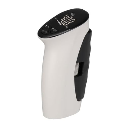 Digital Hand Grip Strength Tester, 198lbs/90kg Electronic Grip Dynamometer with Adjustable Handle & Backlit Display, Comfortable Grip Strength Meter for REHAB, Seniors, Sports & Home Use