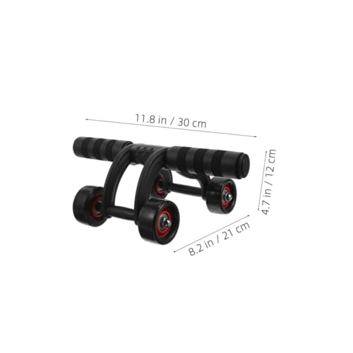 GANAZONO Ab Roller Wheel for Abs Workout Portable Fitness Equipment with Anti-skid Handle Supports up for Home Exercise Suitable for Men and Women