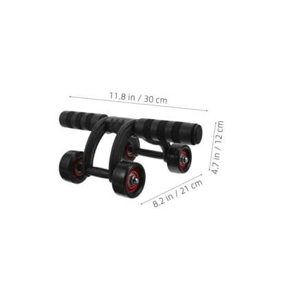 GANAZONO Ab Roller Wheel for Abs Workout Portable Fitness Equipment with Anti-skid Handle Supports up for Home Exercise Suitable for Men and Women