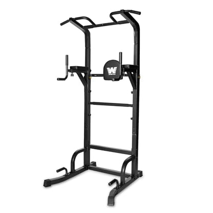 BARWING Power Tower Pull Up Bar Station Adjustable Height Dip Bar Station for Home Gym Strength Training Workout Equipment 550LBS