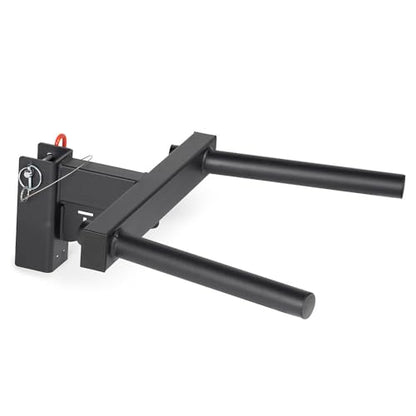 Titan Fitness Y-Dip Bar Fits X-3 Series Power Racks, Rack Mounted Dip Attachment, 550 LB Capacity, Dip Bar Station for Tricep Dips, Bodyweight Training, Calisthenics, Squat Rack