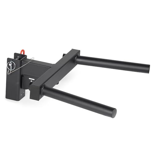 Titan Fitness Y-Dip Bar Fits X-3 Series Power Racks, Rack Mounted Dip Attachment, 550 LB Capacity, Dip Bar Station for Tricep Dips, Bodyweight Training, Calisthenics, Squat Rack
