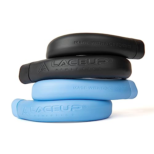 LaceUp Wearable Wrist Weights | 2 Pack - 1 Pound Each | Adjustable Wrist Weights Set for Walking, Yoga, Dance, Barre, Pilates, Cardio, Aerobics - style: 16oz Black (x2)