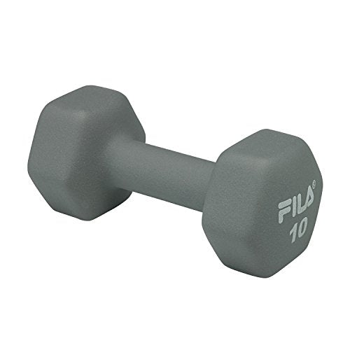 FILA Accessories Hand Weights for Women & Men - Neoprene Covered Dumbbell for Workout, Exercise & Fitness (Sold as Singles in 2 lb, 3, 5, 8, 10, 12, 15 Pounds)