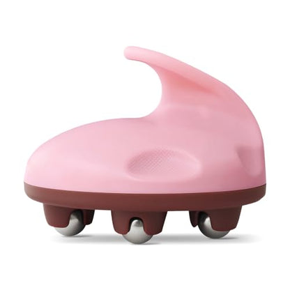 Lymphatic Massage Roller for Cellulite Remover Body Sculpting - Handheld Cellulite Massage Tool for Body Bloat Blood Circulation Lymphatic Drainage Pink - size: Steel Roller-pink