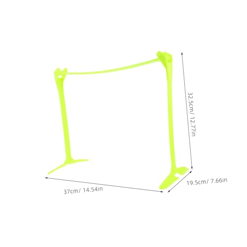 Hemoton Foldable Soccer Training Equipment with Adjustable Heights for Football Basketball and Athletic Drills Durable Detachable Practice Hurdles for Skill Development and Coordination