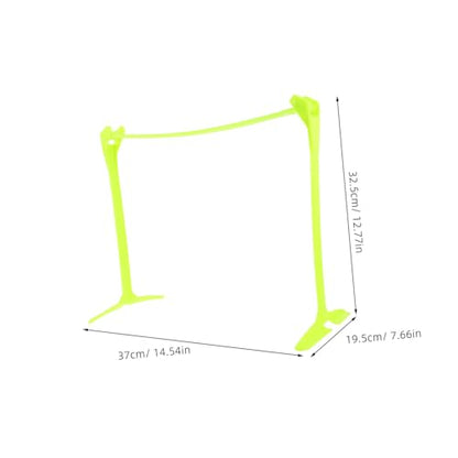 Hemoton Foldable Soccer Training Equipment with Adjustable Heights for Football Basketball and Athletic Drills Durable Detachable Practice Hurdles for Skill Development and Coordination