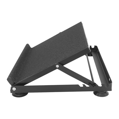 Adjustable Slant Board Calf Stretcher with 5 Angles & Non-Slip Surface, 440lbs Capacity Foldable Ankle Balance Boards for Fitness, Rehab, Athletes, Home Gym