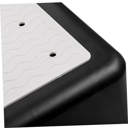 Non-Slip Step Stool for Seniors Lightweight Plastic Step Platform Anti-Skid Design for Enhanced Safety Versatile Indoor Outdoor Use Stackable Footstool for Easy Storage