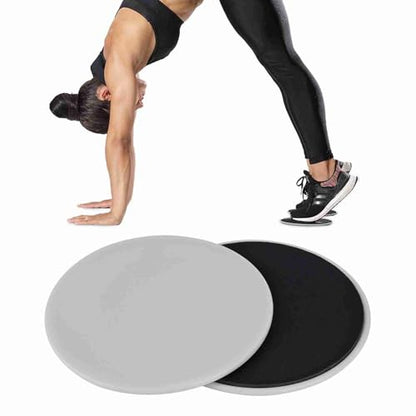2PCS Core Sliders for Working Out Dual Sided Exercise Discs Exercise Core Sliders Fitness Home Exercise Equipment Authentic Workout Sliders Disc Exercise Equipment Fitness