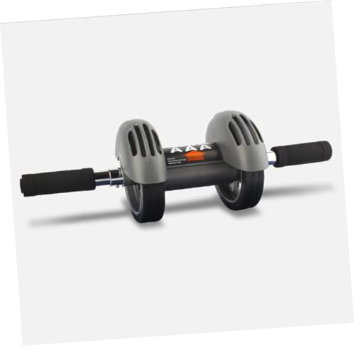 Automatic Rebound Wheel Ab Roller with Non-slip Handles and Wear-resistant Material Core Training Exercise Tool with Blue Kneeling Pad for Home Gym Fitness