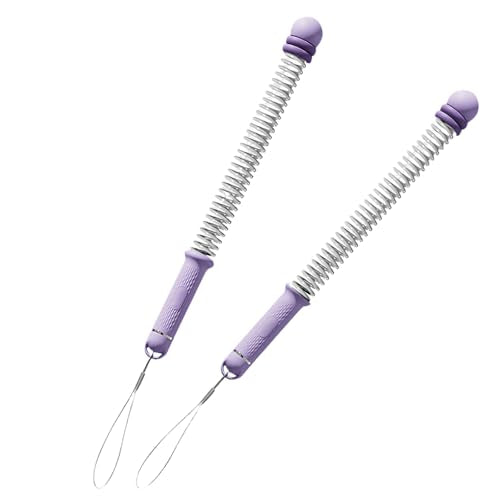 Set of 2 Ergonomic Exercise Ropes for Full Body Conditioning and Strength Training Ideal for Home Gym Modifiable Slanted Battle Rope - color: Purple