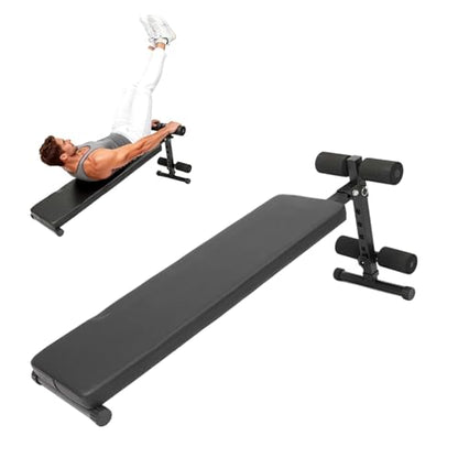 Sit-Up Bench, Folding Adjustable Home Gym Workout Bench for Ab Exercise,Easy Assembled,Weight Capacity 220 LBS