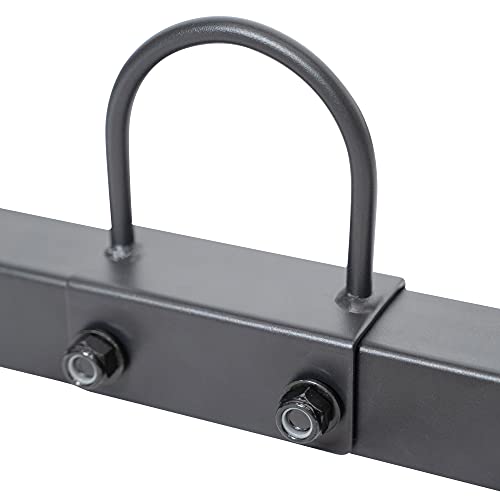 Sunny Health & Fitness Power Cage Squat Rack Upgrade Attachments, Dip Bar, Plate Bar Holder, Belt Squat, J Hook, Lat, Adapter, U Ring, Pull Up Bar, Landmine, Captain's Chair, Tricep Rope For Home Gym - style: U-Ring