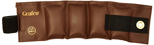 Graham-Field Exercise Weight, 1.5 lbs (0.68 kg), Wrist and Ankle Adjustable Workout Weights, Dark Brown, 1893 - size: 1.5 lbs