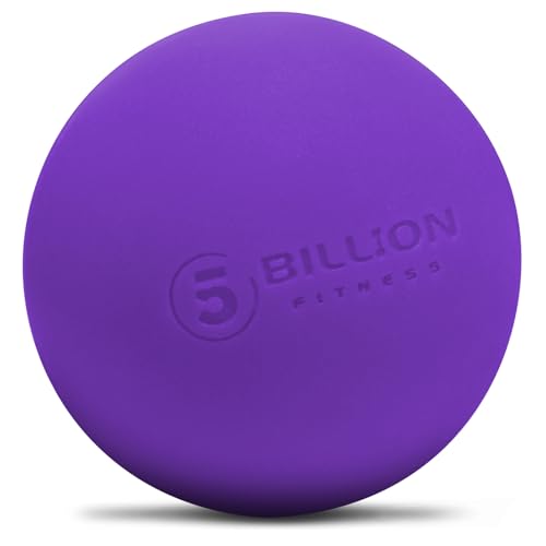 Massage Lacrosse Balls for Myofascial Release, Peanut Massage Ball, Mobility Ball for Physical Therapy - Deep Tissue Massage Tool for Trigger Point Therapy, Muscle Relaxer,Yoga Therapy - color: Purple
