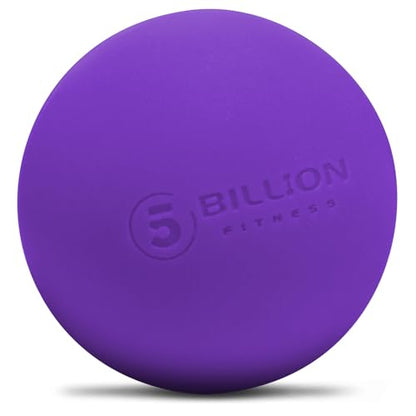 Massage Lacrosse Balls for Myofascial Release, Peanut Massage Ball, Mobility Ball for Physical Therapy - Deep Tissue Massage Tool for Trigger Point Therapy, Muscle Relaxer,Yoga Therapy - color: Purple