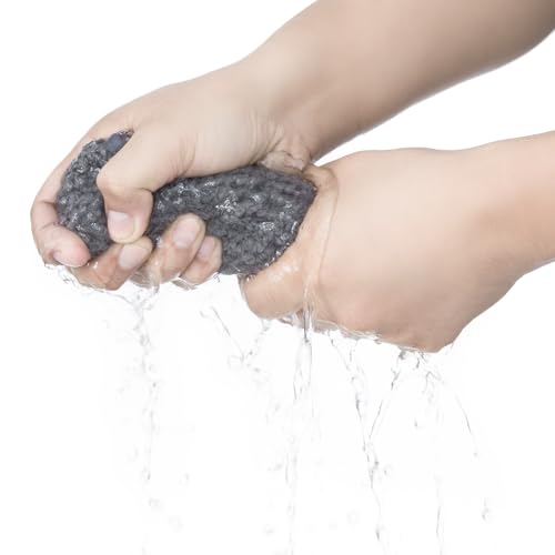 Washcloth Set for Bathroom - Quick Drying - Ultra Soft Microfiber Absorbent Towel for Bath Fitness, Gym, Shower, Hotel, and Spa - 13x13 Inch | Set of 6, Grey