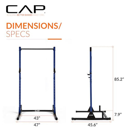 CAP Barbell Power Racks and Attachments - style: FM-905Q Blue