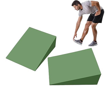 Yoga Foam Wedge, Professional Height Wedge Yoga Prop, Portable Foam Yoga Wedge Stretching Equipment, Supportive Yoga Block, Back Support Foam Incline Slant Board For Leg, Calf, Ankle And Foot Stretchi