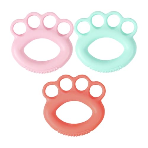 3Pcs Finger Trainers Hand Grip Ring for Four Finger Training