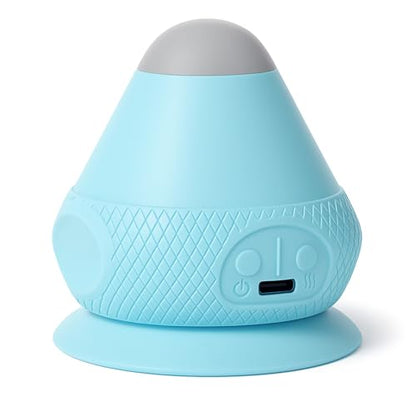 Heated Vibrating Massage Ball with Suction Base – 2 Heat & 2 Vibration Modes, Deep Tissue Trigger Point Massager for Back, Neck, Feet & Muscle Recovery