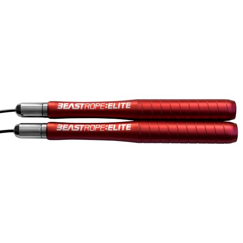 Beast Gear Jump Rope, Jump Ropes for Fitness, Premium Aluminium Skipping Rope for Men Women - Boxing, MMA, HIIT, Strength Training & Double Unders
