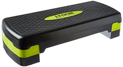 Tone Fitness Compact Aerobic Step Platform | Exercise Step - style: Black/Yellow