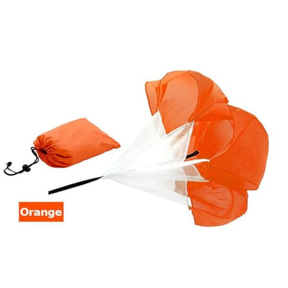 Running Speed Chute Resistance Parachute 56 inch Powerchute Umbrella Training Sprint Power Soccer Trainer for Runner, Football, Soccer Drilling