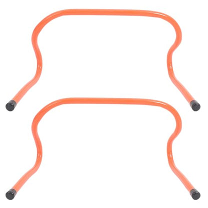 Angoily 2pcs Agility Speed Hurdles 23cm Plastic Running Training Equipment for Soccer Football Agility and Speed Drills