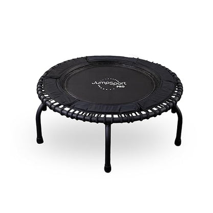 JumpSport 39" PRO Fitness Trampoline, 370 PRO, Exercise Rebounder, 36 Adjustable Bungees, 300 lb Wt. Rating