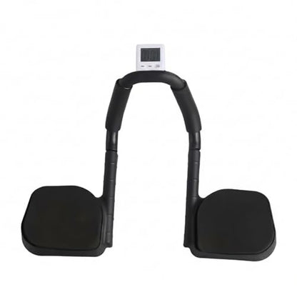 Foldable Push-Up Board, PP Plastic Strength Training Stand with Stable Grip for Home Gym, 11 x 7.9 x 3.9 Inches (1 PC) - color: Black