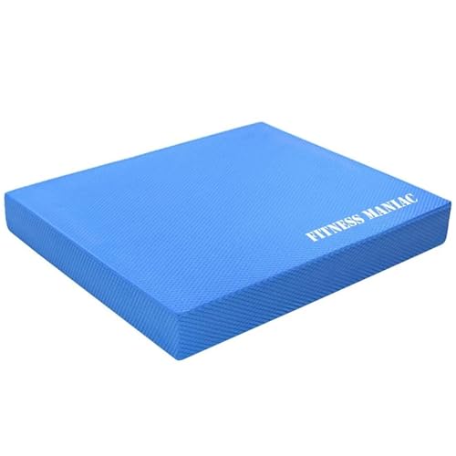 USA Balance Pad Physical Therapy Gym Exercise Mat & Foam Trainer Stability Disc Fitness Training Yoga Blue XL Cushion and Core Pads for Fit Seniors Exercises Balancing