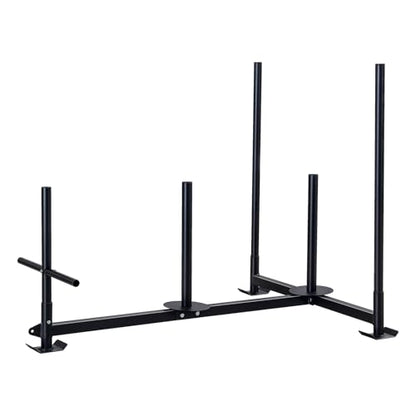Prowler Weight Sled for Training - Workout Sled with Replaceable Feet, High & Low Handles, Metal Skis for Extra Resistance - Easy Storage Sled Pull and Push,300LB